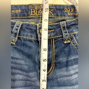 Buckle Black Jeans Size 32x34 Bootcut